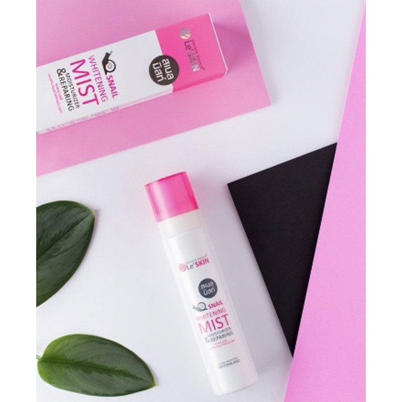 สเปรย์น้ำแร่ Le’ SKIN SNAIL WHITENING MIST