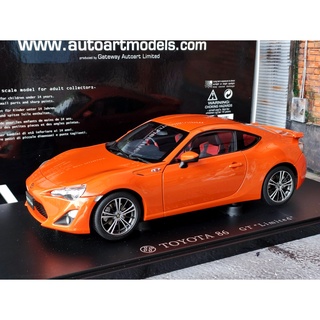 โมเดลรถft86 1/18 โมเดลรถ autoart  Toyota 86 FT86 GT86 rocket bunny 1:18 ราคา OK โมเดลรถของขวัญ