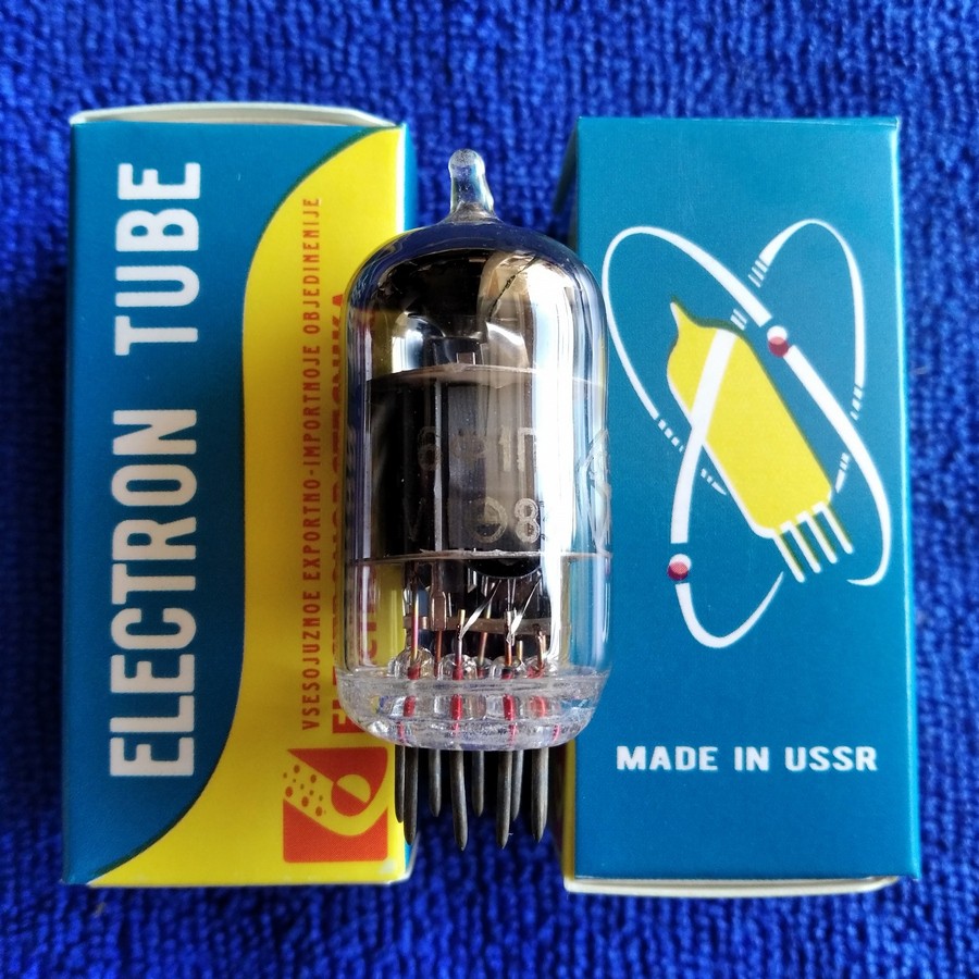 6F1P 6Ф1П หลอดอัพเกรด แทนหลอดจีน 6F2 และแทนหลอดเบอร์ ECF80-ECF82-6U8-6U8A-6BL8-6GH8  audio vacuum tu