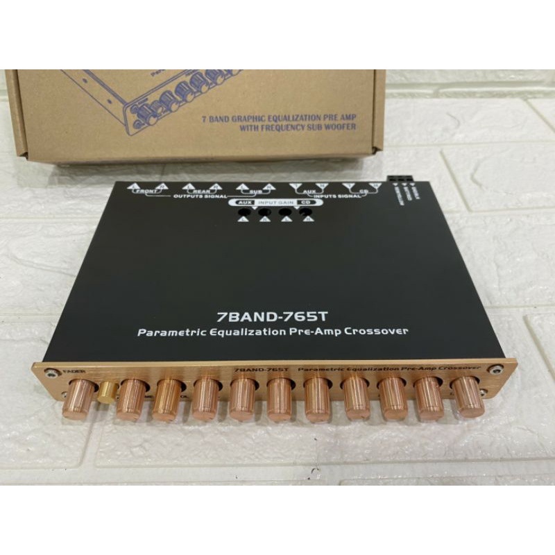 ปรีโมรุ่นท๊อป 7แบน รุ่น 765T วอลุ่มกันฟุ่นอย่างดี เสียงดีเบสแน่นของใหม่