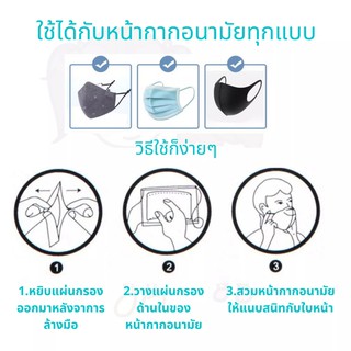 แผ่นกรองหน้ากากอนามัย mask fillter