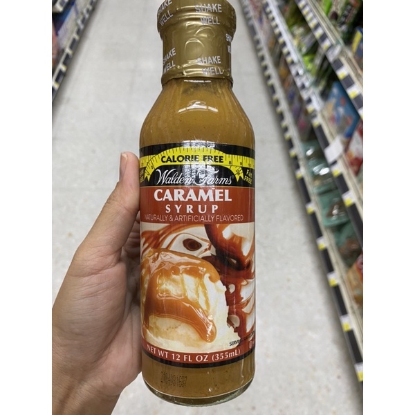 Walden Farms Caramel Syrup Naturally & Artificially Flavored 355 Ml. Shopee Thailand