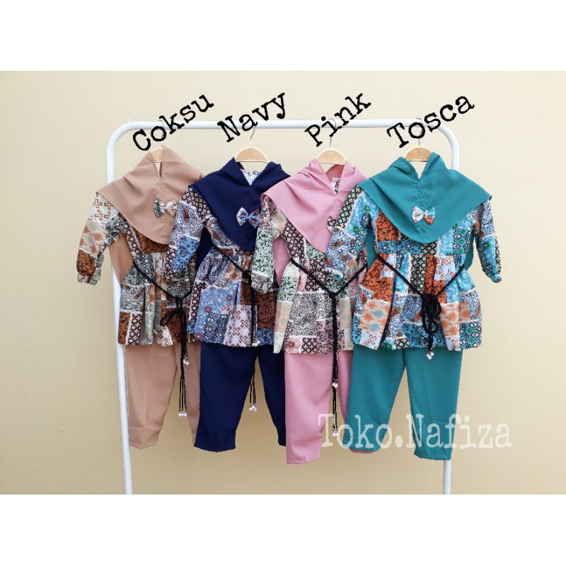 Zenia ชุด Gamis ชุดเสื้อผ้าแฟชั่น