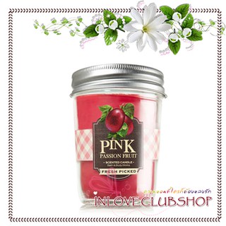 Bath &amp; Body Works  Mason Jar Candle 6 oz.  Pink Passionfruit