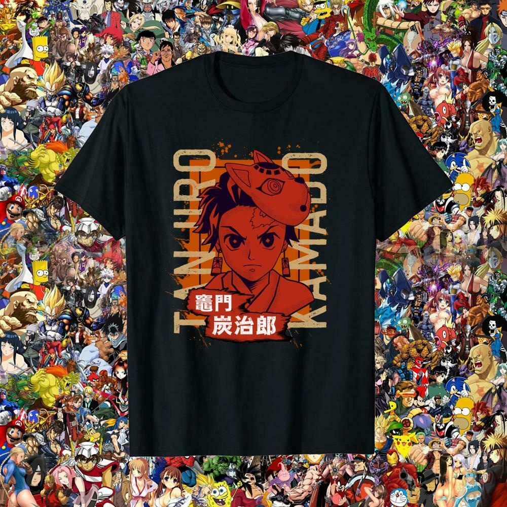 Demon Slayer Tanjiro Kimetsu ไม่มี Yaiba อะนิเมะ Tanjiro Kimetsu ไม่มี Yaiba เสื้อยืด