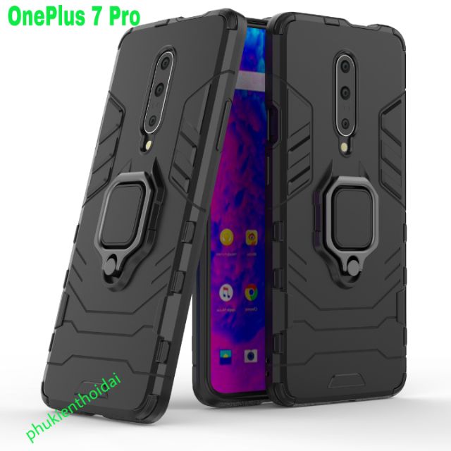Oneplus 7 Pro / OnePlus 7T Pro Case กันกระแทก Iron Man Iring Premium Back Cover Holder