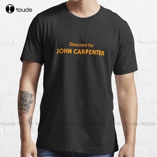 เสื้อยืดผ้าฝ้ายพิมพ์ลายขายดี ฮาโลวีน | เสื้อยืด พิมพ์ลายดิจิทัล John Carpenter แฟชั่นสําหรับผู้ชาย และผู้หญิง ไซซ์ Xs -