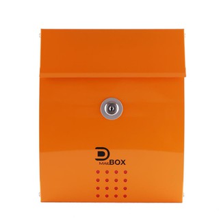 ตู้ไปรษณีย์ ที่ใส่จดหมายตู้จดหมาย D MAIL BOX MB5102T สีส้ม/เบจD-BOX MB5102T ORANGE-BEIGE L MAIL BOX