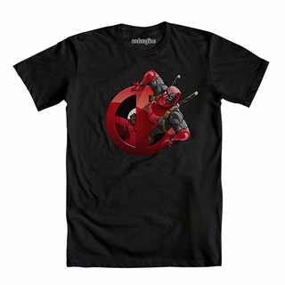 เสื้อยืด พิมพ์ลาย Marvel Deadpool Hello สีดํา สไตล์ฮิปฮอป สําหรับผู้ชาย