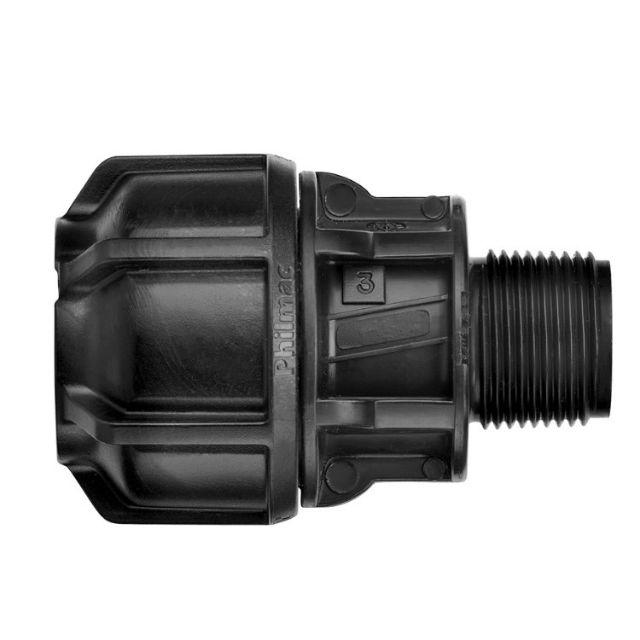 HDPE FITTINGS 20mm, 25mm, 32mm ช่องเสียบ Poly Male