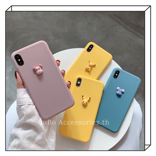 เคสโทรศัพท์ซิลิโคน TPU แบบนิ่ม ลาย 3D หมี Violent Pikachu สําหรับ VIVO 1906 V2111 1901 1606 1920 V2026 V2022 V2023 1726 1606 1806 1723 1902 V2040 1819 1904