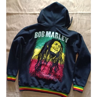 เสื้อกันหนาว มีฮู้ด rasta bufallo soldier bob marley reggae original jatimaika