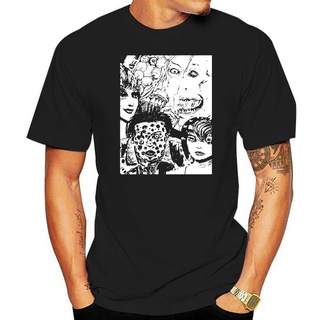 เสื้อยืดพิมพ์ลายแฟชั่น [พร้อมส่ง] เสื้อยืด พิมพ์ลาย Junji Ito สําหรับผู้ชาย