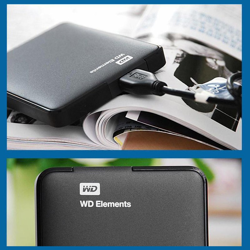 ส่งจากกรุงเทพ WD Elements External HardDisk 2 TB เอ็กซ์เทอนอล ฮาร์ดดิสก์ Harddisk HDD (2TB สีดำ) Portable Storage #8
