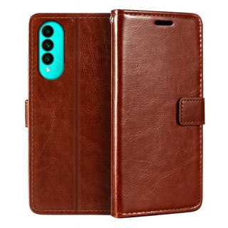 เคสโทรศัพท์หนัง PU แบบฝาพับ พร้อมช่องใส่บัตร สําหรับ Wiko T50