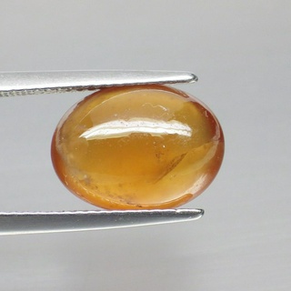 พลอย เฮสโซไนท์ การ์เน็ต ดิบ ธรรมชาติ แท้ ( Unheated Natural Hessonite Garnet ) หนัก 6.44 กะรัต