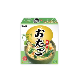 โอทาโกะ ซุปไข่ผักโขม สูตรแคลต่ำ 45 กรัม แบบกล่อง / Otago Instant Spinach Egg Soup 45 g.