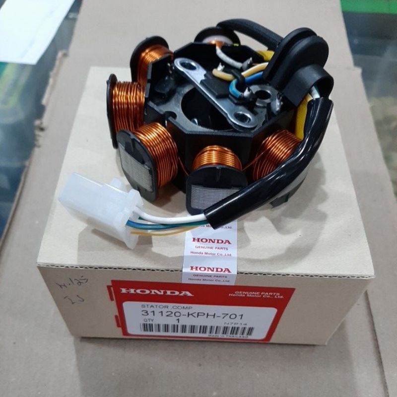 ฟิลคอยส์ WAVE-125S.I (KTM) สตาร์ทมือ และ สตาร์ทเท้า (รุ่นคาบูร์) (3 ปลั๊ก)  รุ่นไฟเลี้ยวติดตรงบังลม