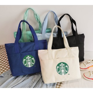 กระเป๋าผ้าลาย starbuck สไตล์เกาหลี