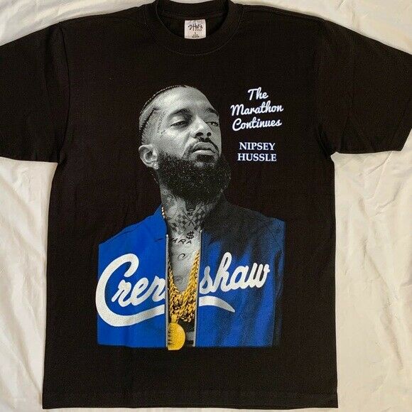 Nipsey Hussle 33 Crenshaw High School Blue Baseball Jersey — BORIZ