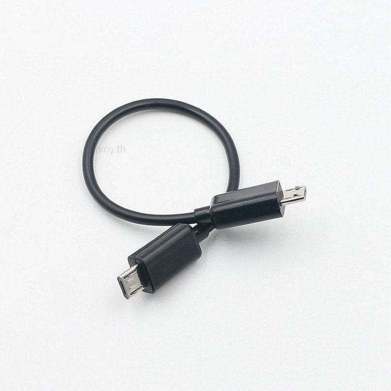 Linmy สายชาร์จ Micro USB เป็น Micro USB ตัวผู้ สําหรับ Samsung HTC LG