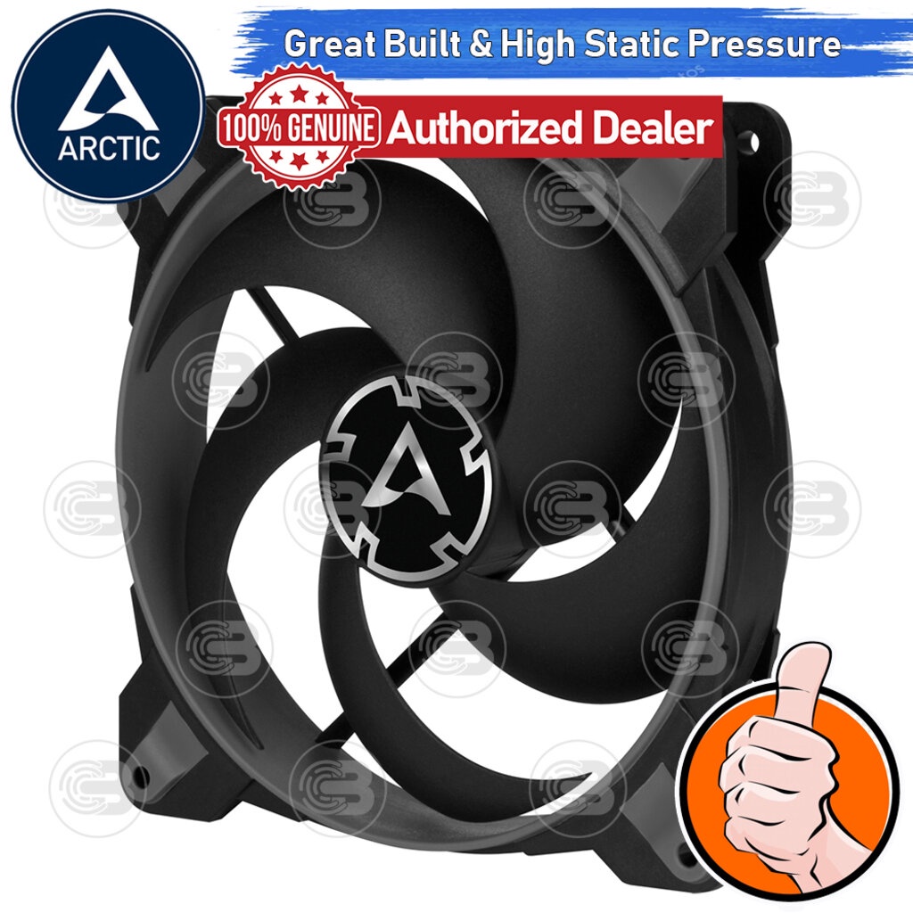 [CoolBlasterThai] ARCTIC BioniX P140 Grey Pressure-optimised with PWM PST(size 140 mm.) PC Fan Case 