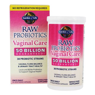 [ พร้อมส่ง] แท้💯จากอเมริกา🇺🇸Garden of Life, RAW Probiotics Vaginal Care, 30 Vegetarian Capsules