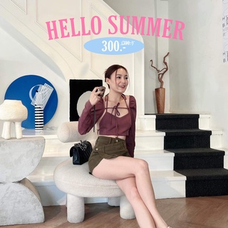 Hello Summer เสื้อครอปสุดเซ็กซี่