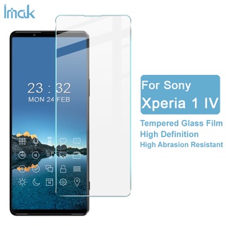 ฟิล์มกระจกนิรภัย กันรอยหน้าจอ แบบบางพิเศษ ป้องกันการระเบิด สําหรับ Imak Sony Xperia 1 IV Xperia1 4