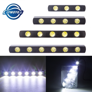 ไฟตัดหมอกกันน้ํา 6W 3456LED Eagle Eye Led Drl Daytime Running สีขาว 2 ชิ้นสําหรับรถยนต์