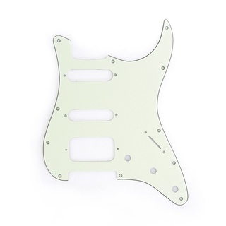 Musiclily Pro 11-ช่องอุปกรณ์เสริมสําหรับ Usa/Mexican Stratocaster Open Pickup, 3Ply Mint สีเขียวมิ้นท์