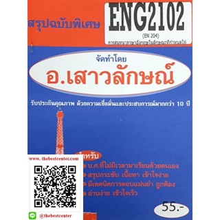 สรุปชีทราม ENG2102 (EN 204)  การสนทนาภาษาอังกฤษในลักษณะที่กำหนดให้