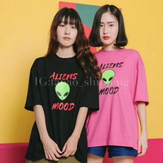 เสื้อยืด OverSize ลาย ALIENS MOOD