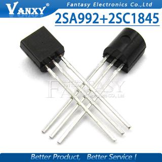 20PCS 2SA992 TO-92 2SC1845 TO92 10pairs (10PCS A992 + 10PCS C1845) hi-fi the tube new original