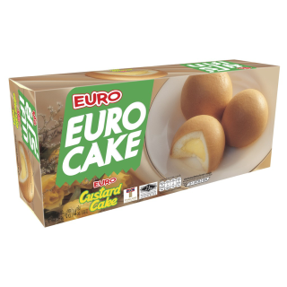 [ขายดี] Euro ฟัฟเค้กสอดไส้ ตรายูโร่ 144g (เลือกรสได้)-ครีมมาร์เบิ้ลช็อก