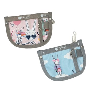 กระเป๋าใส่เหรียญ กระเป๋าใส่การ์ด มีซิบ  Feifei Rabbit LeSportsac Card Purse Pouch