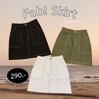 friendest | Fab! skirt กระโปรงยีนส์ (xs-xl)