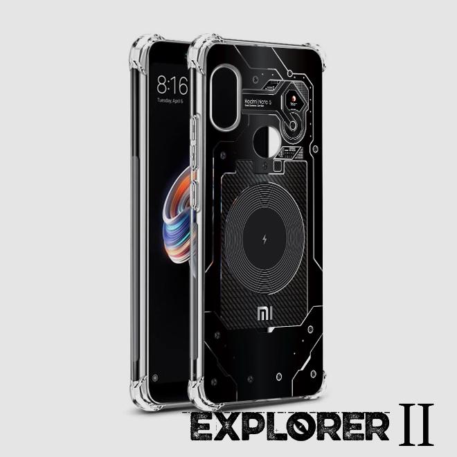 เคส สำหรับ Xiaomi Redmi Note 5 [Explorer II Series] 3D Anti-Shock Protection TPU Case