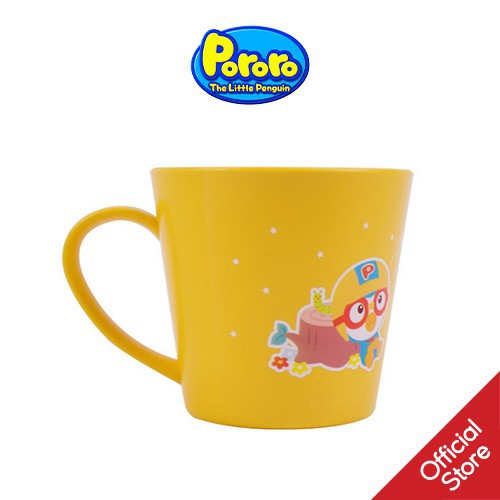 ถ้วย Pororo สีเหลือง ผลิตจาก Pororo Peekaboo Corn Cup