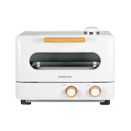 เตาอบเล็กแมนนวล LOCKNLOCK EJO121 สีขาว ขนาด9ลิตร ใช้สำหรับอุ่นอาหาร ย่าง อบขนม อบอาหาร เตาติ๊ง เตาไฟ