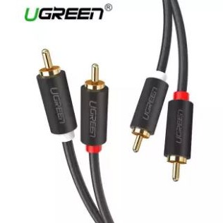 UGREEN 2RCA to 2 RCA Male to Male Audio Cable สายสัญญาณเสียง