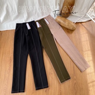 EVERYDAY TROUSERS (Black/Olive/Nude) พร้อมส่ง