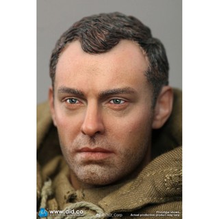 โมเดลหัวพีวีซี 1/6 Scale Wwii Vasily Head Sculpt Model Soviet Male Pvc สําหรับโมเดลตุ๊กตาของเล่น 12นิ้ว