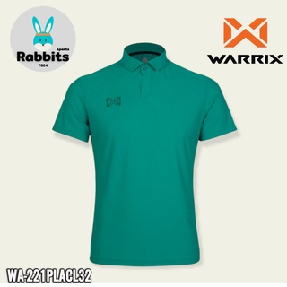 เสื้อโปโล WARRIX รุ่น WA-221PLACL32 SMART POLO เสื้อโปโลแขนสั้นไหล่ล้ำ เสื้อวอริกซ์ แท้ 100%