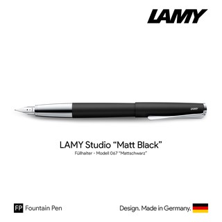 Lamy Studio "Matt Black" Fountain Pen - ปากกาหมึกซึมลามี่สตูดิโอ สีดำด้าน