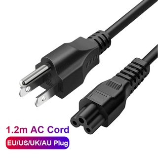 Ugoodbuy สายชาร์จแล็ปท็อป AC ปลั๊ก EU UK US AU [3 ง่าม 1.2 เมตร] สําหรับโน้ตบุ๊ก