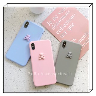 เคสโทรศัพท์ Tpu แบบนิ่มลายหมีน่ารัก 3 มิติสําหรับ VIVO Y53 V20 SE Pro Y20 Y20i Y20S Y12S V21 (5G) Y31 2021 Y11 Y12 Y15 Y17 Y95 Y93 Y91 Y91i