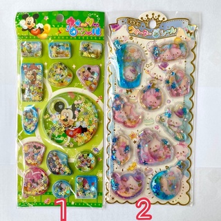 สติ๊กเกอร์น้ำ สติ๊กเกอร์ sticker มิคกี้เมาส์ mickey mouse ราพันเซล เจ้าหญิง