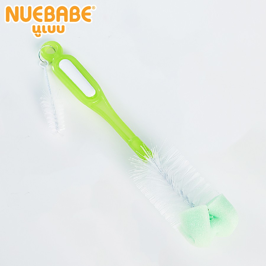 Nuebabe فرشاة رضاعات برأس إسفنجي — صورة 6