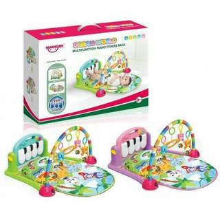 ProudNada Toys เพลยิมเปียโน(สีชมพู) Huanger Playgym Piano NO.666-7C